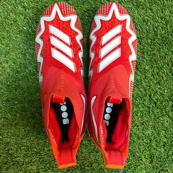 Adidas Freak Ultra 22 Primeknit Red White Football Cleats Men Size 14 GZ0467 NEW